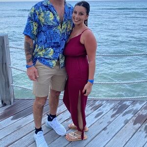 Vici Deep Red Jumpsuit